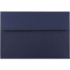 JAM Paper A8 Invitation Envelopes - 5.5 x 8.125 - Navy Blue - 50 Pack-These envelopes are perfect to use for sending invitations, greeting cards, RSVP's, thank you cards, gifts for birthdays, graduations, holidays and more