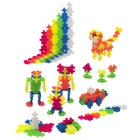 Plus-Plus School Set - Assorted Colors - Set of 3600 Pieces with 12 Baseplates-Each piece measures .75" x .5" (20mm x 12mm)