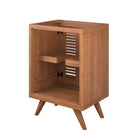 Modway Birdie 24" Teak Wood Bathroom Vanity Cabinet - Natural-8