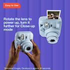 FUJIFILM instax mini 13 Instant Camera Bundle - Dreamy Purple-Hand Strap with camera angle adjustment accessory