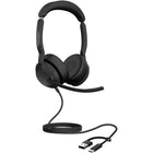 Jabra Evolve2 50 Stereo Wired USB-C/A and Bluetooth Headset - Unified-Work-anywhere professionalism, with noise cancelling microphone technology
