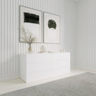 Nexera James 6 Drawer Dresser Chest - White-4