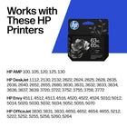 HP 63XL/65XL B7RT5AN Ink Cartridge - High Yield - Black-Crisp black text for everyday documents