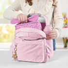 Fir + Fresh Luna Bow Lunch Bag - Pink Pring-Exterior: 100% Polyester, Insulation: 100% Polyethylene, Interior: 100% PEVA, Handle: 100% Polyester