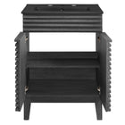 Modway Render 24" Bathroom Vanity - Charcoal/Black-Assembly Required
