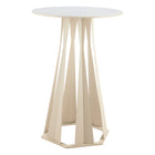 Zuo Axis Bar Table - White-Table Colour: White