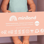 Miniland Anatomically Correct 15" Baby Doll - Caucasian Blonde Girl with Vitiligo-15" tall baby doll made in Spain