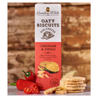 Grandma Wilds Savoury Oaty Biscuits for Cheese Assortment - 130 g - 3 pack-Net Weight 390g, 130g each
