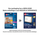 Avery White Rectangle Labels with TrueBlock, 8-1/2" x 11", for Laser/Inkjet Printer, 100 Pack (5165)-1 label per sheet
