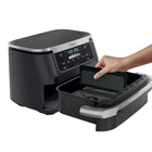 Ninja Foodi DualZone FlexBasket Air Fryer with 7-qt MegaZone-7 qt MegaZone: unlocks the ability to cook larger proteins and meals that feed your whole family all in one basket.