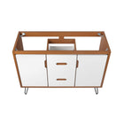 Modway Energize 48" Double Sink Compatible Bathroom Vanity Cabinet - Cherry/White-10