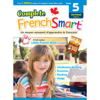 Popular Book Company Complete FrenchSmart for Grade 5 - French-Canadian curriculum based content and activities 