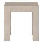 Hudson&Canal Langston 22"W Square Side Table - Alder White-Table is made of high-quality and durable MDF materials