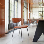 Zuo Charon Dining Chair - Vintage Brown - Set of 2-Dimensions: 23.2" L x 19.3" W x 30.3" H