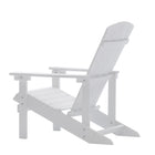 Backyard Lifestyles Adirondack Chair - White-The Beauty of Wood Without the Maintenance.