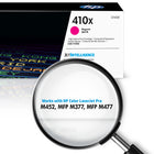 HP 410X (CF413X) Magenta High Yield Original LaserJet Toner Cartridge-Page yield of HP 410X: approx. 5,000 pages magenta