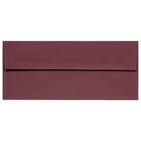 JAM Paper #10 Business Envelopes, 4 1/8 x 9.5, Burgundy, 1000 Pack (36395840B)-Burgundy