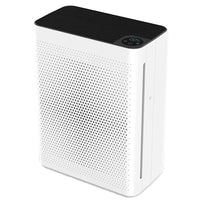 Aluratek True HEPA H13 Air Purifier with PM2.5 Monitor - for 260 Sq. Ft .Rooms - Black-Filters 99.7% of dust, allergens, smoke, pollen, pet dander and odours