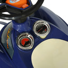 Qaba Baby Push Car with Music, Horn and Lights - Dark Blue-Compliance with SOR standards ensures safety and quality 