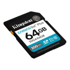 Kingston 64 GB SDXC Canvas Go Plus Gen4-Ideal for shooting 4K UHD video and burst mode photography on your DSLR