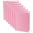 Ashley Young Authors Hardcover Blank Book - Pink - 11"H x 8-1/2"W Portrait - 14 Sheets/28 Pages - 6 Pack-Great for young authors, gifts, classroom memories, self accomplishment & more, measures 11"H x 8-1/2"W