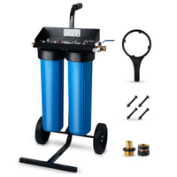 iSpring WGB22BD-BP Deionized Spot-Free 1200 Gallon Wash System With Bypass and Cart-Spot - Free Water System for Car Wash: Achieve a completely wipe - free finish with our advanced deionized water system. By delivering zero to minimal TDS water, this system allows your vehicle to air dry without leaving any water spots. It protects your paint from towel scratches and is highly effective for cars, RVs, motorcycles, and boats.