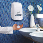 Scott Essential Manual Cassette Skin Care Dispenser - 1 L Capacity - White-Compatible with universal mounting brackets and wall and floor protector