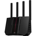 ASUS RT-BE92U  BE9700 Tri-Band WiFi 7 Smart AiMesh Extendable Router - Black-Multi-link Operation Link to multiple bands at the same time to ensure stable internet connections and efficient data transfers