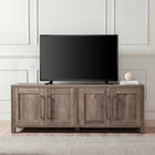Hudson&Canal Chabot TV Stand for TV's up to 75" - Grey Oak-Features easy assembly