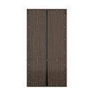 Manhattan Comfort Rivington 40" Modern 4-Shelf Bookcase Cabinet - Walnut-30 Day Limited Manufacturer's Warranty