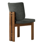 Modway Alba Armless Upholstered Dining Chairs - Charcoal - 2 Pack-8