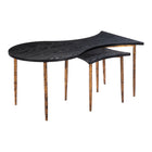 Zuo Norden Coffee Table - Black/Bronze - Set of 2-Colour: Black/Bronze