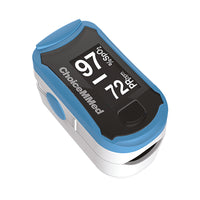BIOS Diagnostics Fingertip Pulse Oximeter - Blue-SpO2,PR and Pulse bar