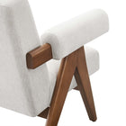 Modway Lyra Fabric Armchair - Ivory Fabric - Set of 2-8