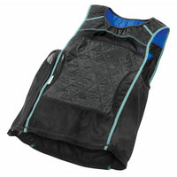 TechNiche HyperKewl Evaporative Cooling KewlShirt Tank Top - Black and Teal - Small-Size: Small