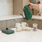 Willow Digital Gooseneck 1.0L Kettle - Green -Stainless-steel kettle body and lid with matte finish