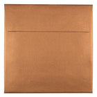 JAM Paper 6.5" x 6.5" Square Metallic Invitation Envelopes - Stardream Copper - 25 Pack-Colour: Stardream Copper