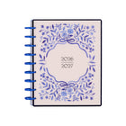 The Happy Planner 2026–2027 Classic Disc Bound Dated Planner - 9-3/4" x 5-5/16" - Cottage Blues-The Classic size Dashboard layout with a side-by-side design that lets you see your priorities at a glance