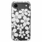 SwitchEasy Fleur 3D Compatible with MagSafe Case for iPhone 17 Air - White-3D IMD Pattern: Dual-layer IMD film interior decoration technology, creating a 3D stereoscopic visual effect