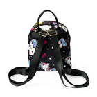 Nicci Kids Backpack with Unicorn Print - Black-Main zipper entry