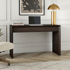 Hudson&Canal Pembroke 48'' Desk - Alder Brown-Finished in a wood-look alder brown finish