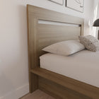 Nexera Malibu Headboard - Full Size - Brown Oak-8