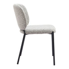 Zuo Plat Dining Chair - Grey - Set of 2-Dimensions: 21.3" L x 19.3" W x 30.7" H