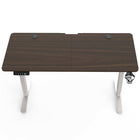 MotionGrey 55" Ergo2 Electric Height Adjustable Standing Desk with Motor for Home and Office - 55"x24" - White-Electric height adjustable sit stand desk