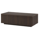 Hudson&Canal Reyes 48"W Rectangular Coffee Table - Alder Brown-Tabletop features a weight capacity of 75 lbs