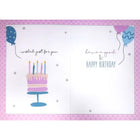 Rosedale 5-1/2" x 8" Birthday Greeting Cards/Envelopes - Cake - 12 Pack-Printed on premium uncoated paper