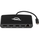 OWC 5-Port Thunderbolt mini Dock-See more: connect up to two 4K displays via two HDMI 2.0 ports