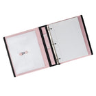 Staples Better Binder - 1" - Pastel Pink-Non-stick poly material won’t lift ink from pages