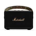 Marshall Kilburn II Portable Bluetooth Speaker - Black/Brass-20+ HOURS OF PORTABLE PLAYTIME: Kilburn II weighs just 2.5 kg and offers 20+ hours of portable playtime on a single charge. Its compact size and guitar inspired carrying strap make it perfect to take with you.