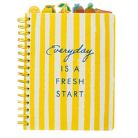 Moments Of Joy 6-Tab Notebook - 144 Sheets - Fruits-Features 6 colourful fruit-themed tab dividers for easy organization